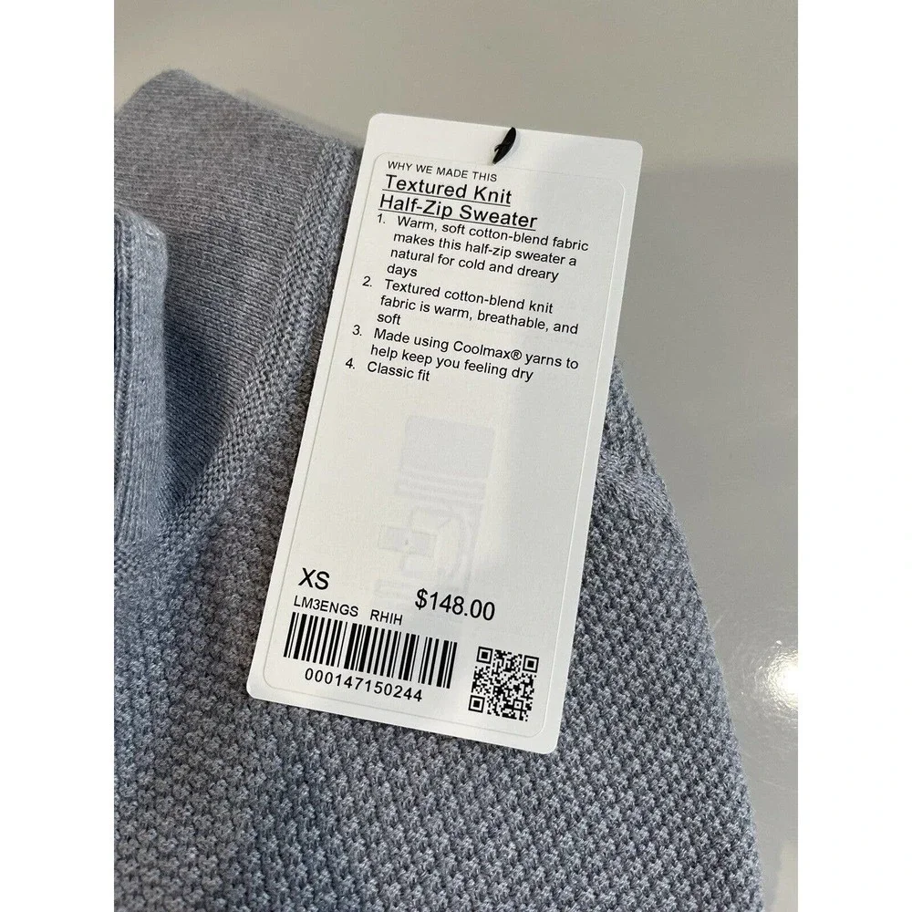 Lululemon Textured Knit Half-Zip Sweater - Picture 7 of 7